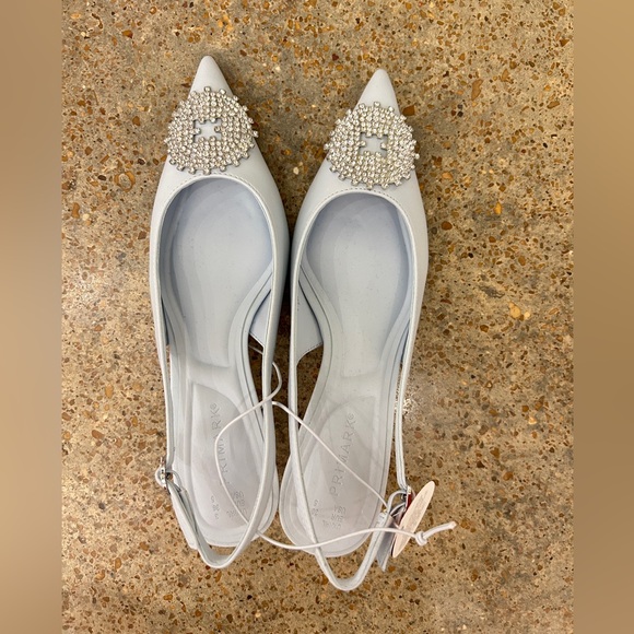 NWT Elegant light blue Slingback Heels - Picture 1 of 12